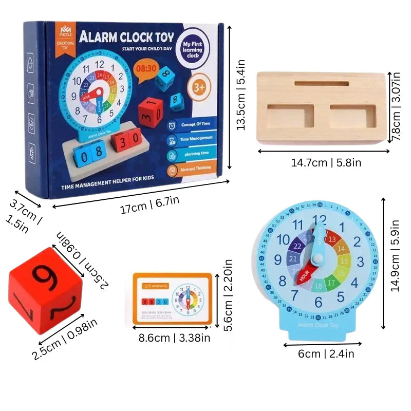 Learn Time the Montessori Way – Kids Clock Learning Toy
