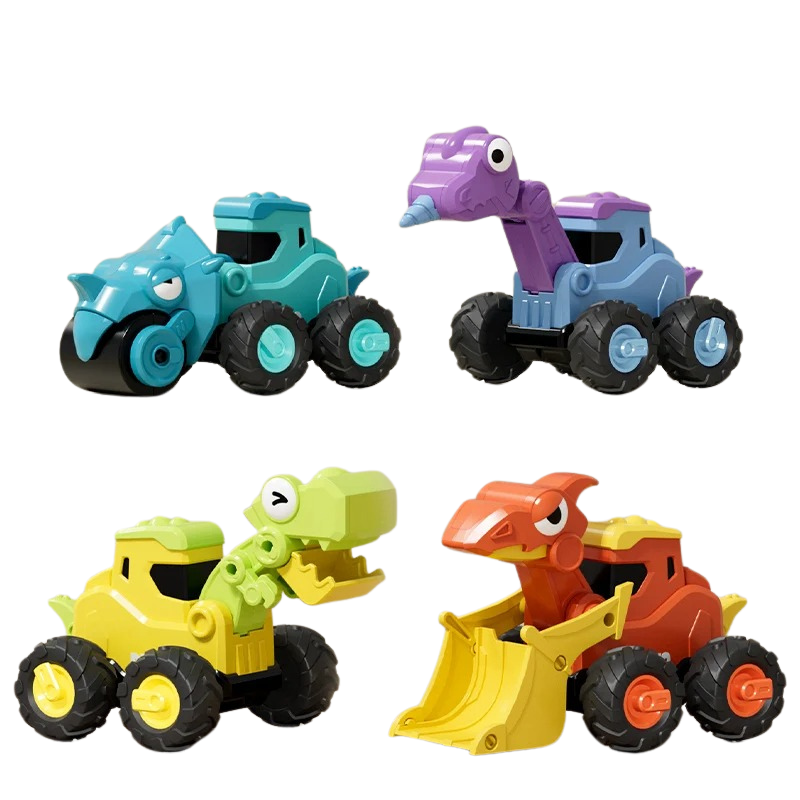 Push & Go Dinosaur Vehicle Playset for Kids