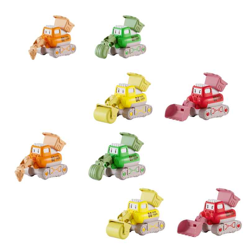 Build Racer – Push-and-Go Construction Vehicle Set for Kids