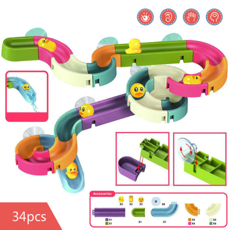 Interactive Bath Play Set for Toddlers with Creative Water Flow Design