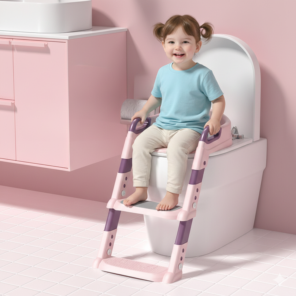 Potty Master – Confidence Building Toilet Training Step Stool for Toddlers