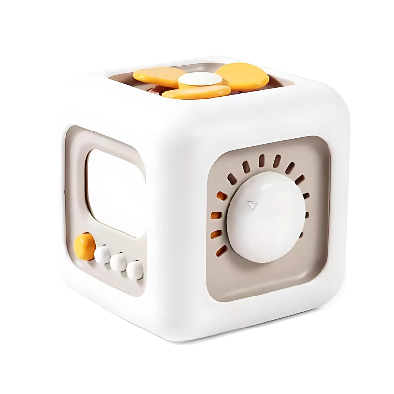 Touch Cube – Montessori Sensory Activity Cube for Early Learning & Motor Skills