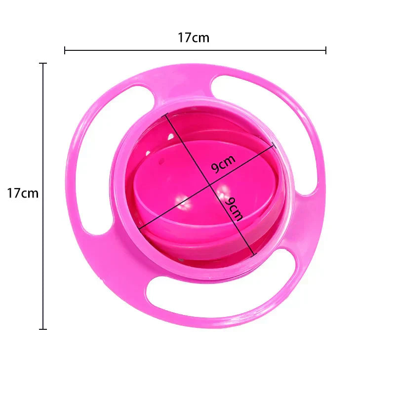 Spill-Proof Baby Bowl – 360° Anti-Spill Feeding Solution