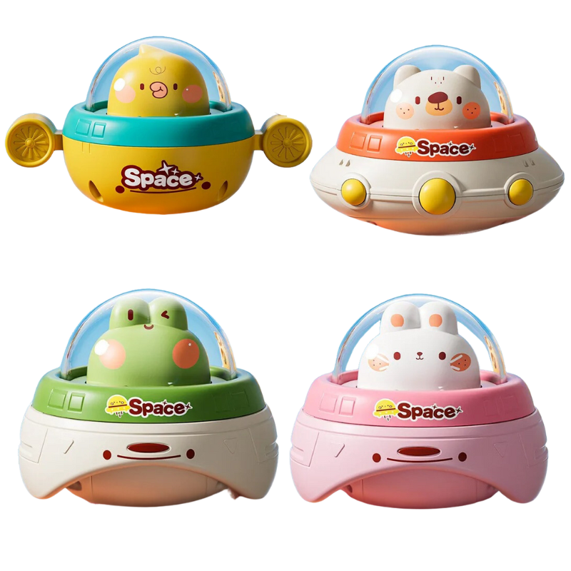 Space Racers - Push & Go Space Vehicle Toy Set for Kids