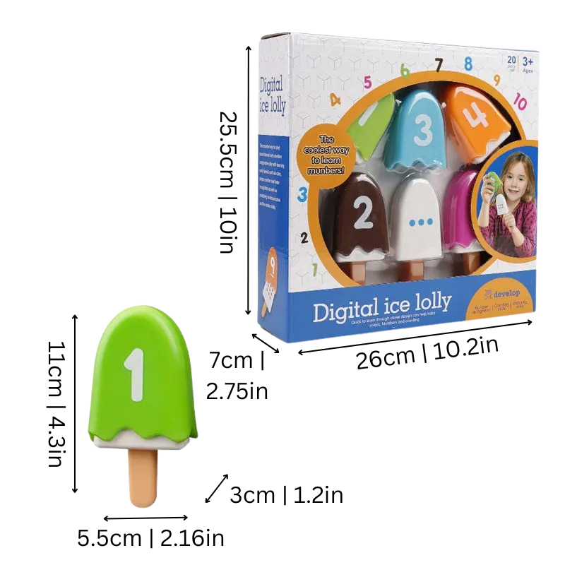 Smart Mug – Ice Cream Number Matching Game for Early Maths Learning & Skill Development