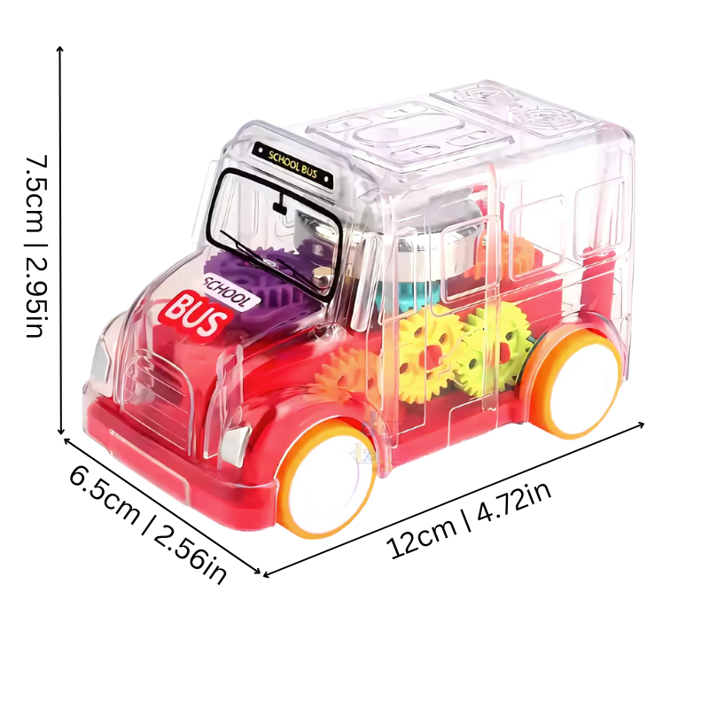 Light Wheels Adventure Bus – Interactive 3D Light & Sound Toy for Kids