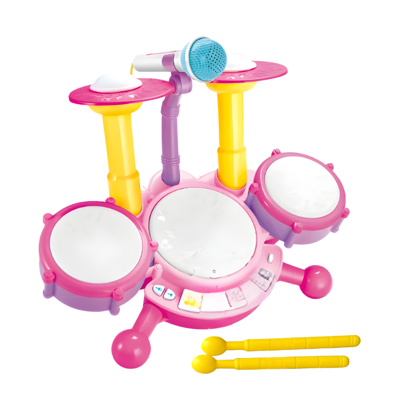 Kids Drum Set – Musical Rhythm Learning & Light-Up Interactive Toy