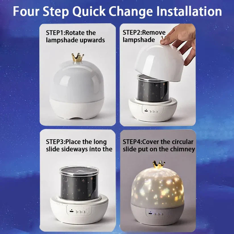 Magic Bedroom Projector – Transform Bedtime Into a Dreamy Underwater & Starry Adventure