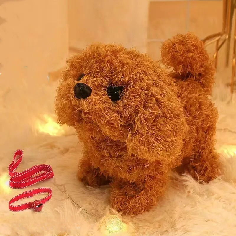 Interactive Walking, Barking & Tail-Wagging Toy Dog for Kids