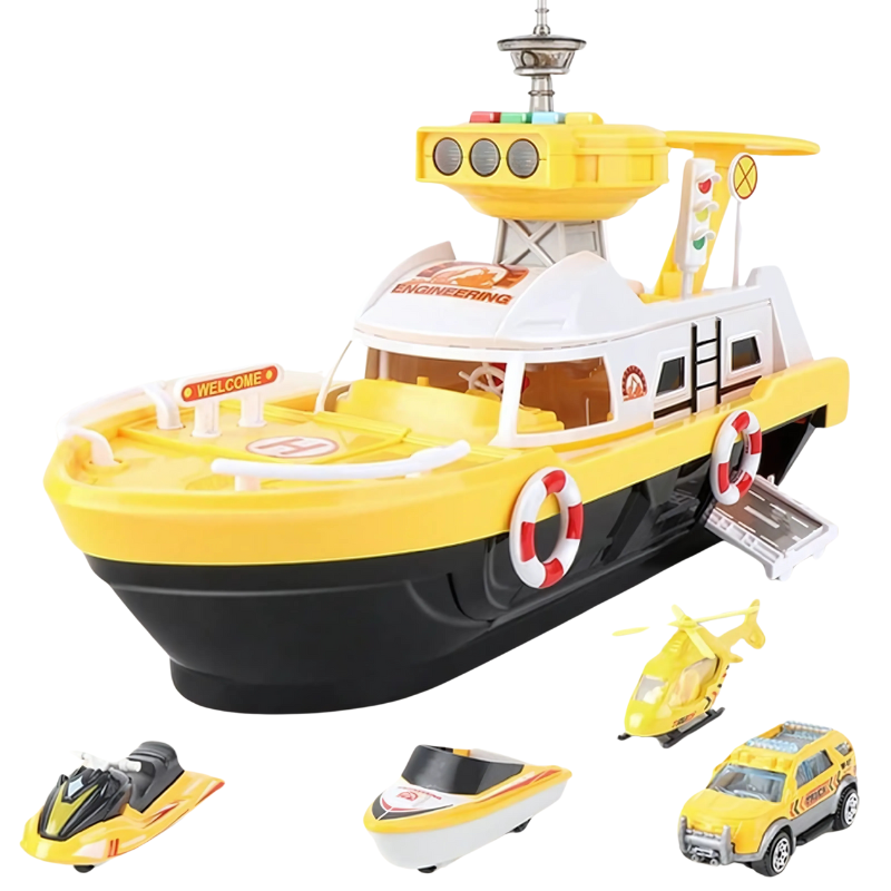 Rescue Fleet – The Ultimate 3-in-1 Emergency Mission Playset for Little Heroes