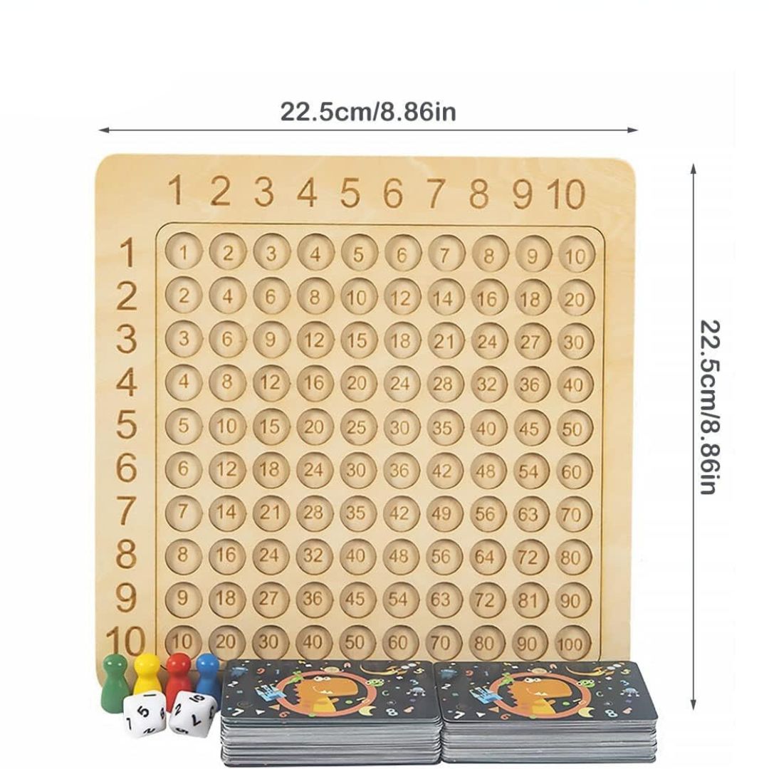 Montessori Maths Learning Game – Interactive Wooden Number Toy for Kids