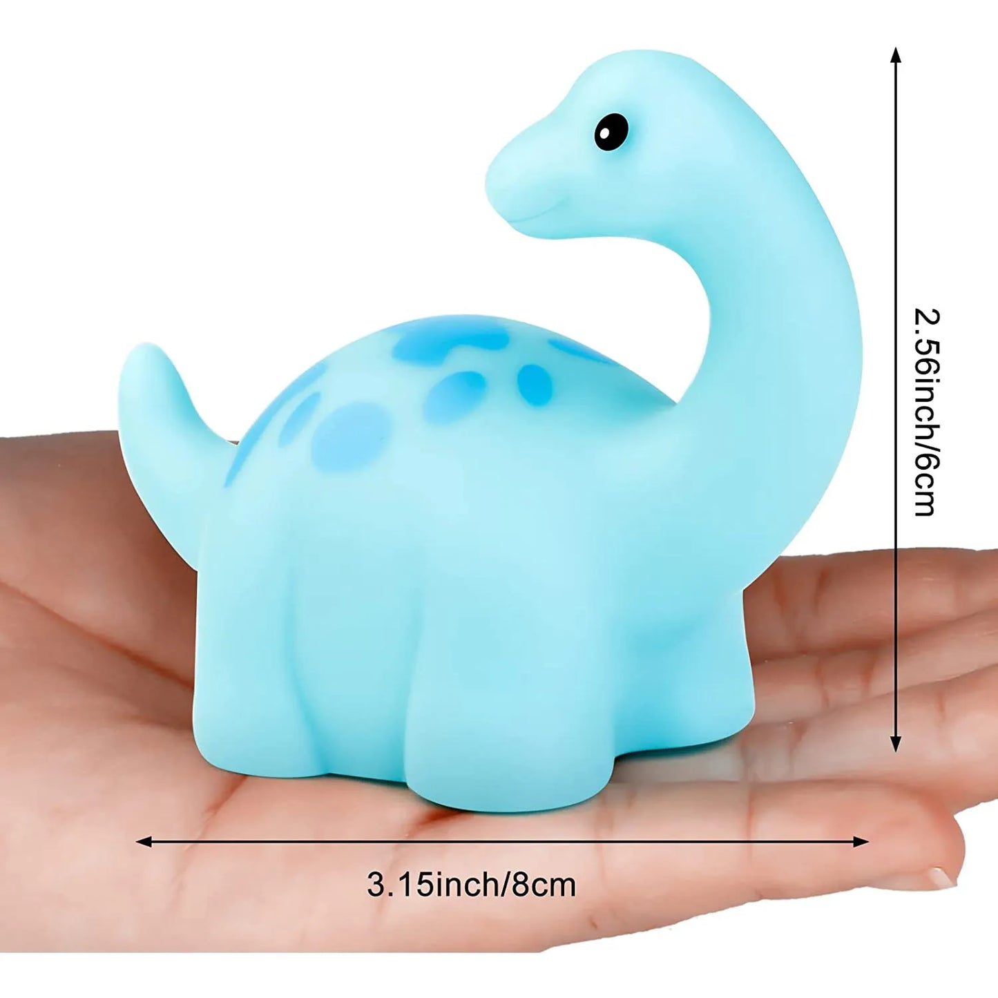 Glowing Bath Dinosaur Toys – Color-Changing LED Bath Fun