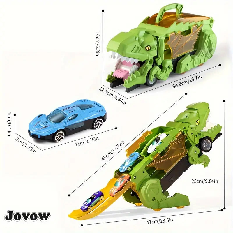 Dinosaur Car Transport Truck – Transforming Dino Adventure Toy