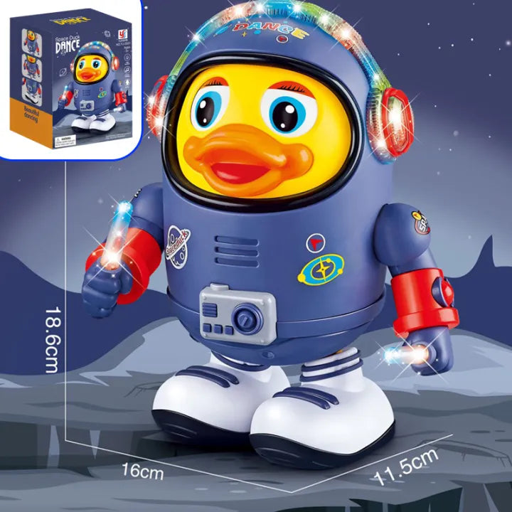 Dancing Astronaut Duck – Musical Light & Movement Toy for Kids