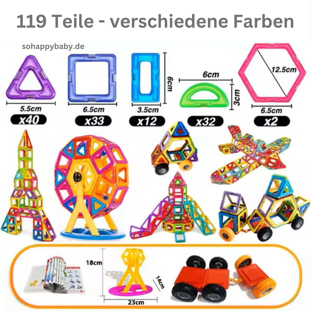 Magnetic Building Blocks Set – Endless Construction & Creative Learning Fun