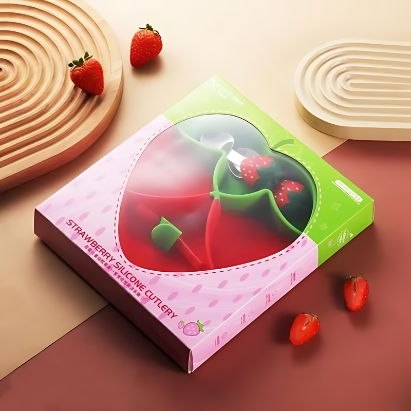 Small plate Silicone Suction Plate – Stress-Free Self-Feeding for Toddlers