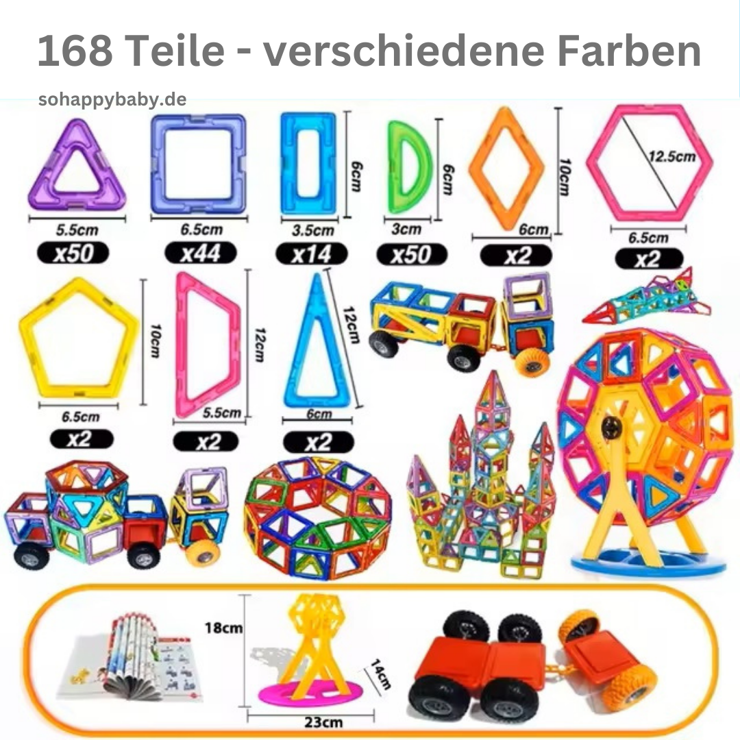 Magnetic Building Blocks Set – Endless Construction & Creative Learning Fun