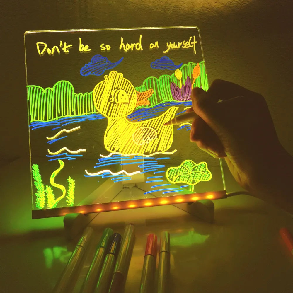 LED Glow Drawing Board – Light Up Creativity & Endless Artistic Fun