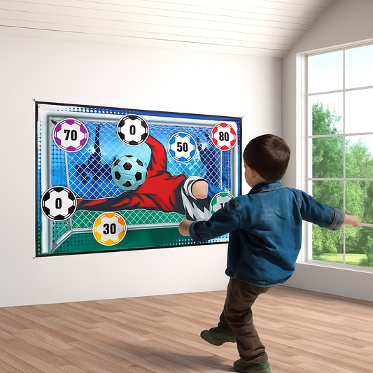 Indoor Safe Football Shooting Wall – Turn Indoor Energy Into Targeted Fun