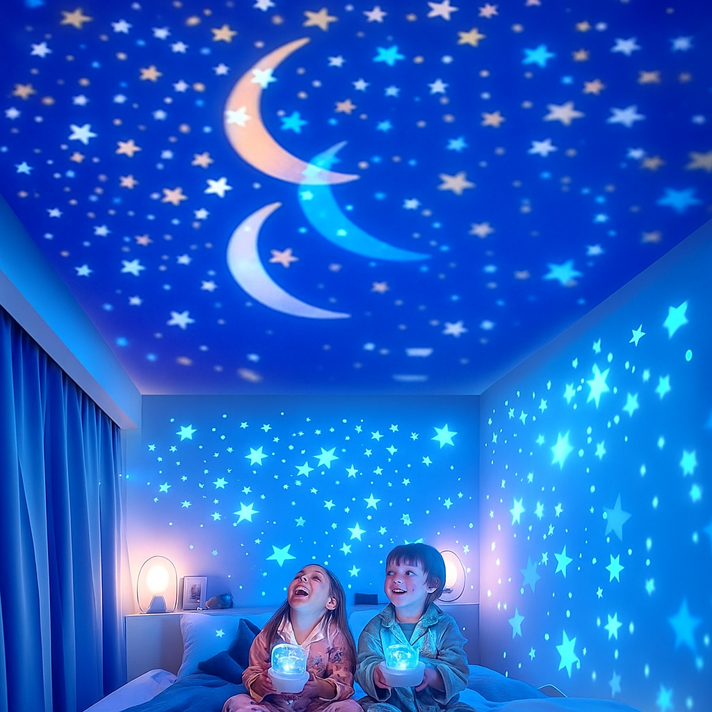Magic Bedroom Projector – Transform Bedtime Into a Dreamy Underwater &amp; Starry Adventure