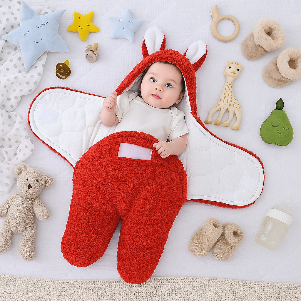 Baby Bear Blanket & Pyjama Set – Soft Comfort Sleep Set for Babies