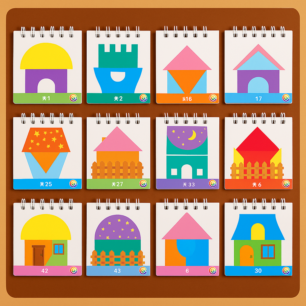 Colours & Shapes Puzzle – Wooden Learning Puzzle for Kids
