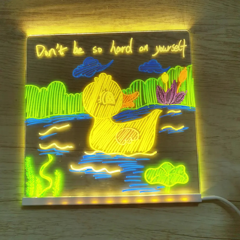 LED Glow Drawing Board – Light Up Creativity & Endless Artistic Fun