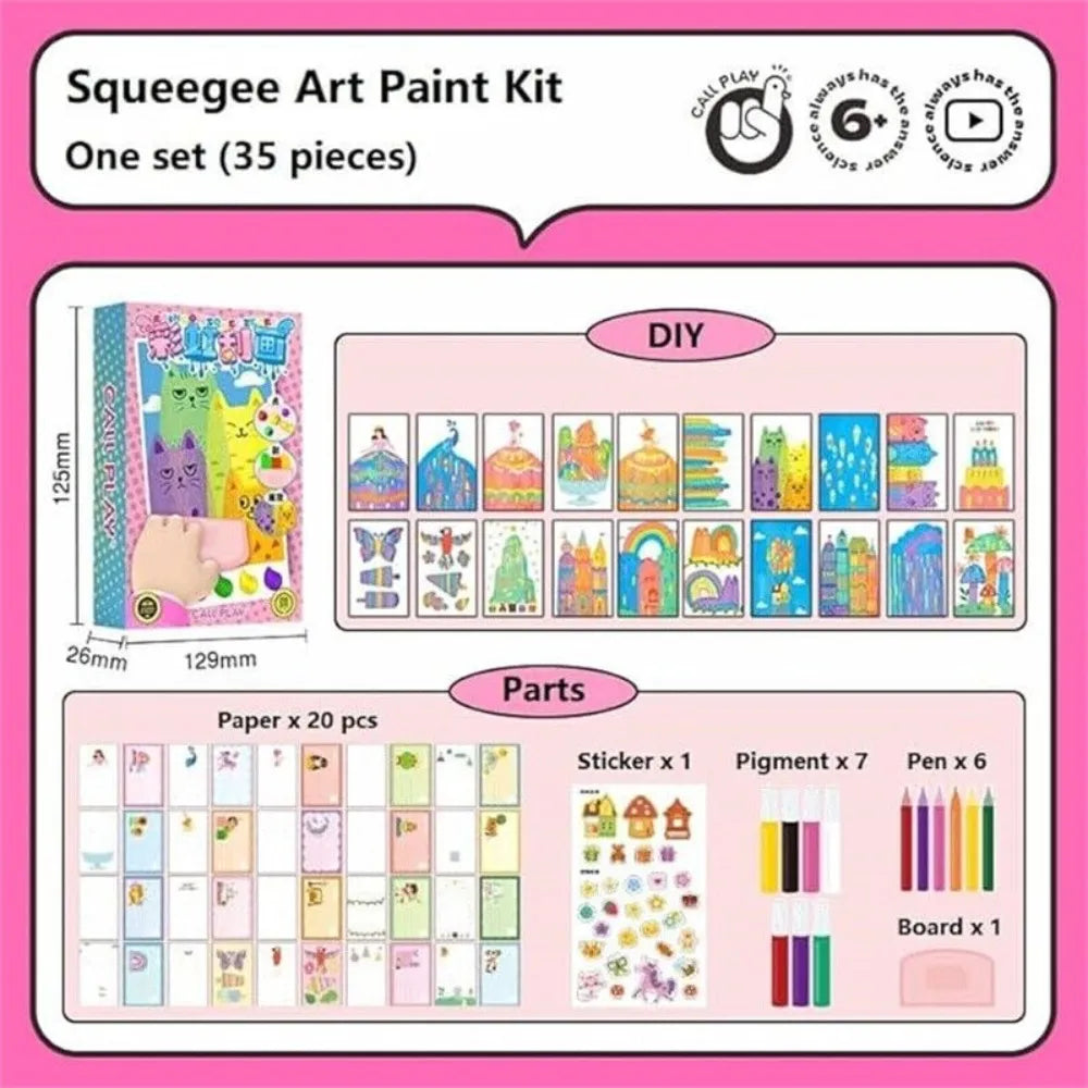 Magical Rainbow Creativity in Every Stroke – Creative Rainbow Smudge Art Set
