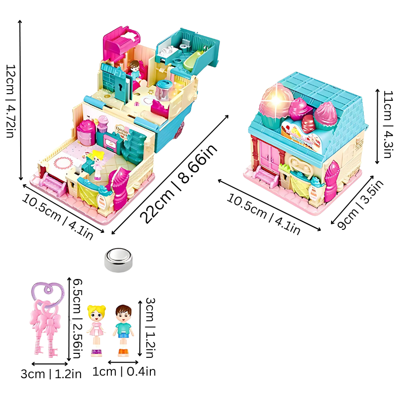 Play Palace – The Ultimate Interactive Dollhouse Adventure with Lights & Sounds