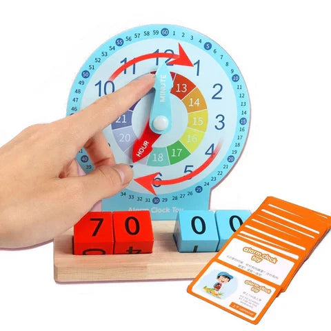 Learn Time the Montessori Way – Kids Clock Learning Toy