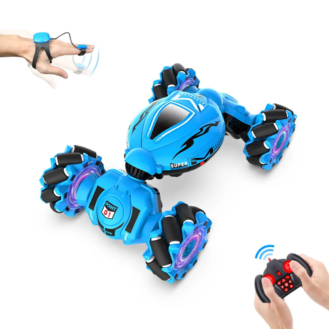 RC Drift Stunt Car with Gesture Control – 360° Action, LED Effects & Off-Road Power