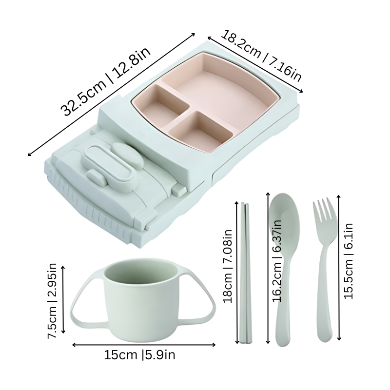 SnackRacer – Fun & Engaging Kids Meal Set for Happier Mealtimes