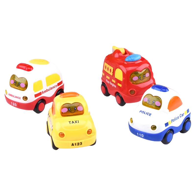 BabyDriver – Colourful Pull-Back Racing Car Adventure Set