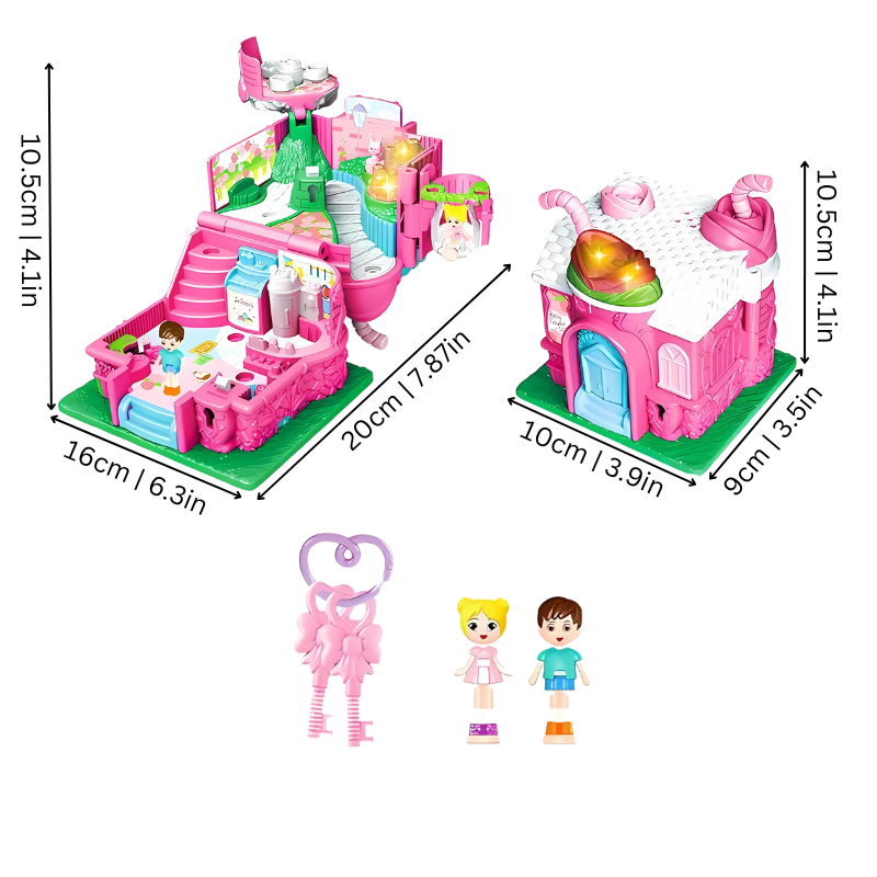 Play Palace – The Ultimate Interactive Dollhouse Adventure with Lights & Sounds