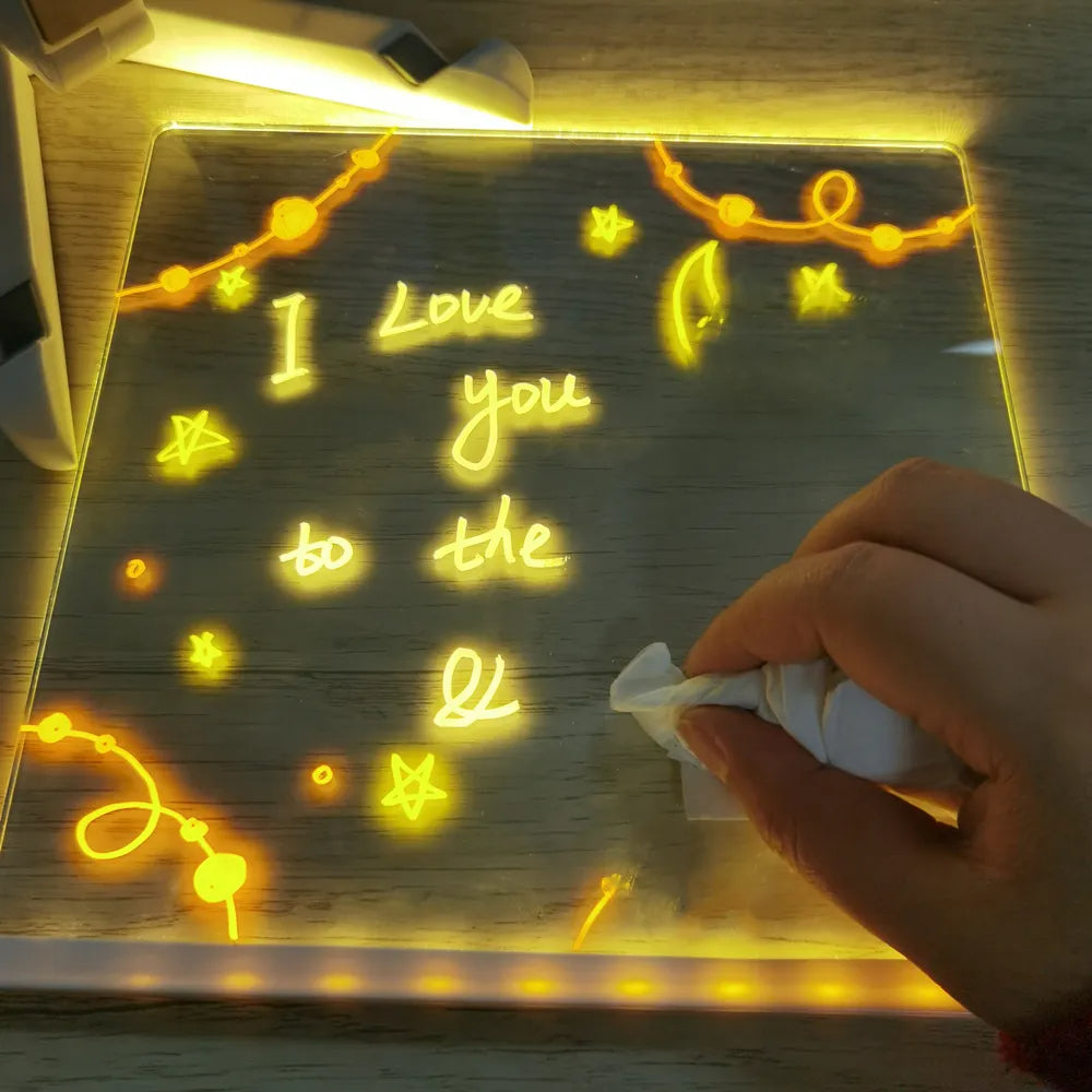 LED Glow Drawing Board – Light Up Creativity & Endless Artistic Fun