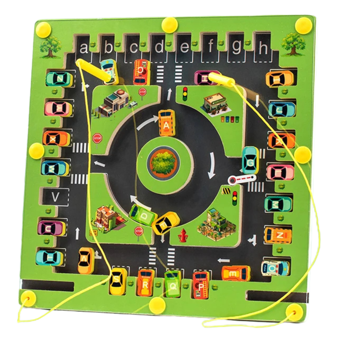 Montessori Magnetic Maze Board – Educational Fine Motor Learning Toy