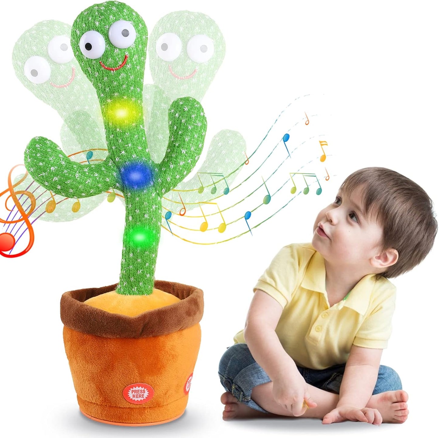 Talking Cactus – Interactive Singing, Dancing & Talking Toy for Kids