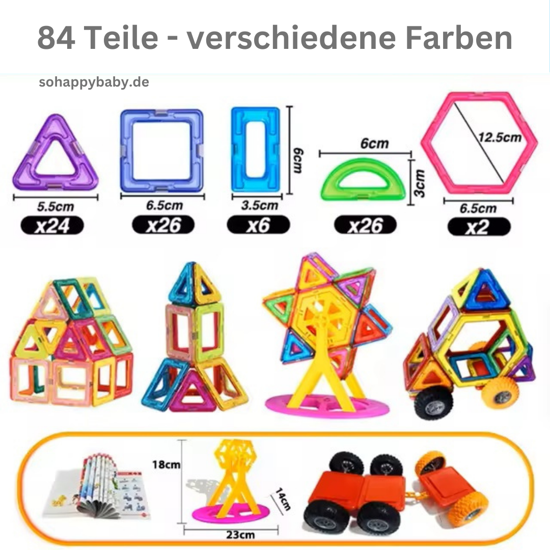 Magnetic Building Blocks Set – Endless Construction & Creative Learning Fun