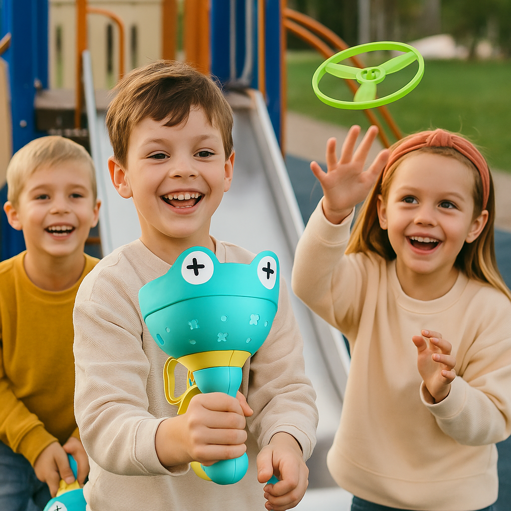 Pull-String Propeller Flying Toy – Endless Outdoor Fun for Kids