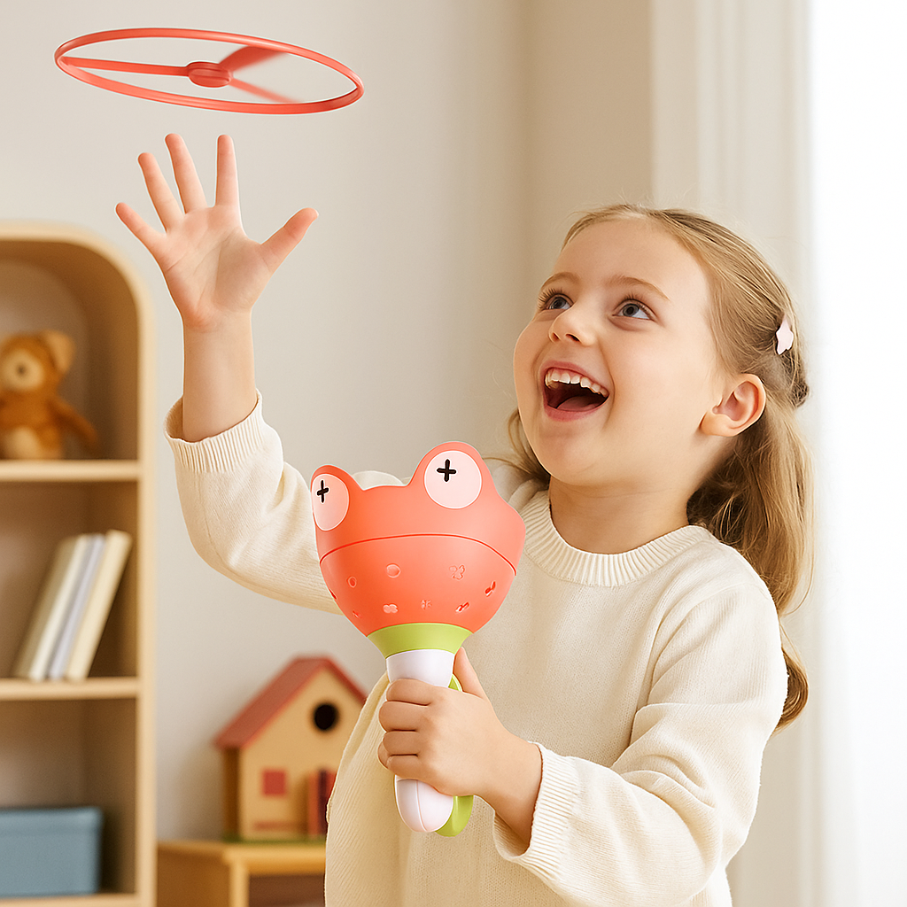 Pull-String Propeller Flying Toy – Endless Outdoor Fun for Kids