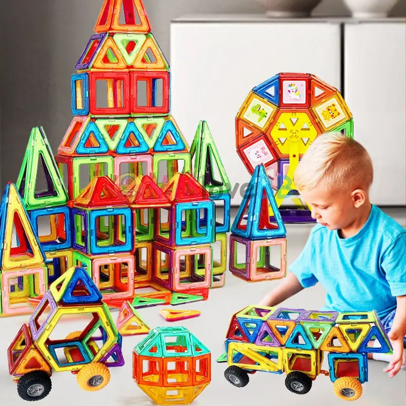 Magnetic Building Blocks Set – Endless Construction & Creative Learning Fun