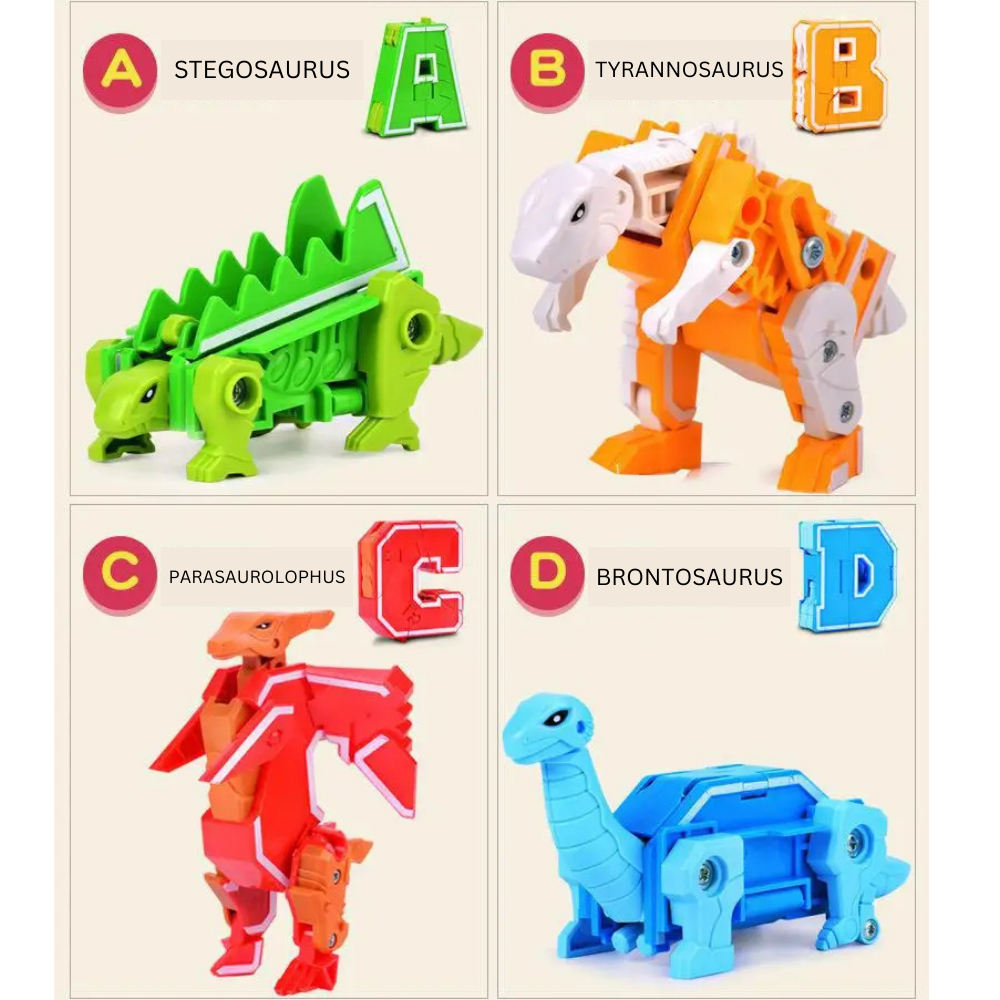 26 Alphabet Transformer Toy – Learn Letters Through Fun Transformations