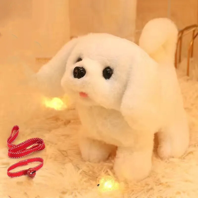 Interactive Walking, Barking & Tail-Wagging Toy Dog for Kids