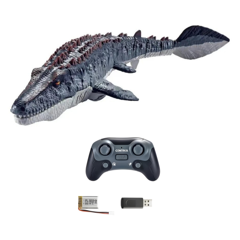 Remote-Control Swimming Dinosaur – Realistic Water Adventure Toy for Kids