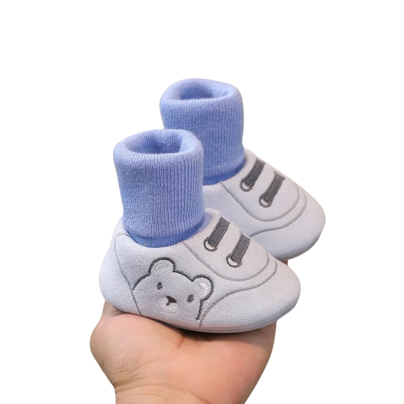 Cozy Steps – Breathable Soft-Sole First Walking Baby Shoes