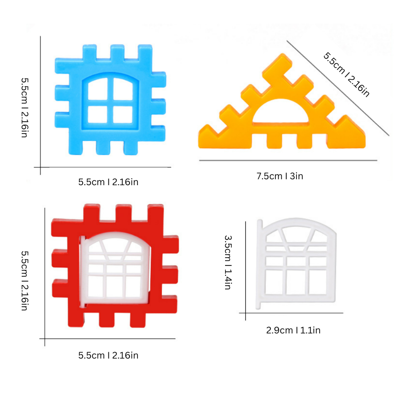 Montessori Creative Building Kit - Build, Imagine &amp; Learn Through Play