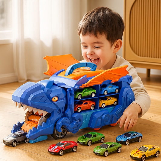 Dinosaur Car Transport Truck – Transforming Dino Adventure Toy