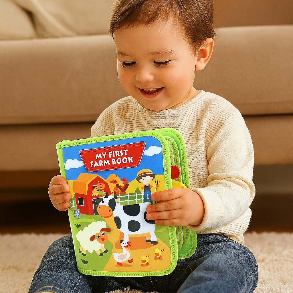 Montessori Farm Animal Story Book – Interactive Early Learning Adventure For Kids