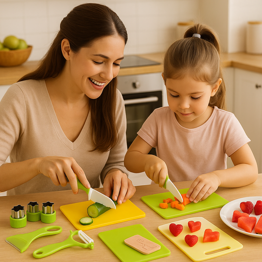 Kids Kitchen Set – Little Gourmet Chefs Cooking Playset For Creative Learning