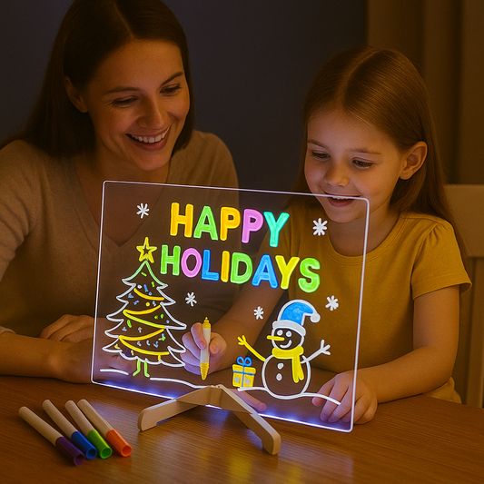 LED Drawing Board for Kids – Light-Up Creative Writing & Learning Tablet
